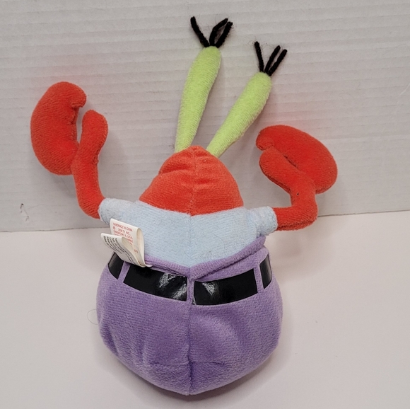 MR KRABS SpongeBob SquarePants TY Beanie Baby Plush 8" 2006 - Picture 2 of 7
